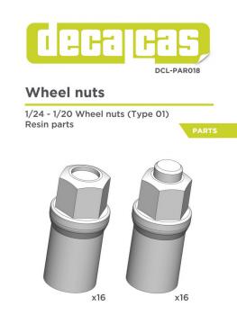 Wheel Nuts 1/24 - 1/20