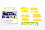 Window frame pre-cut paint masks for 1/24 scale models: Audi Quattro Sport S1 Group B