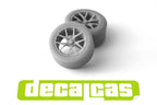 Rims and tyres set for 1/24 scale models: Ford GT - 2017