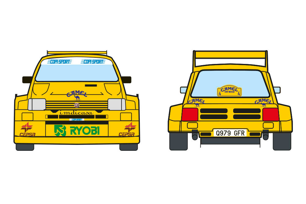 MG Metro 6R4 Camel 1:24
