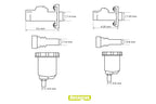 Brake system Master cylinder and reservoir (type 01) 1/24 - 1/20