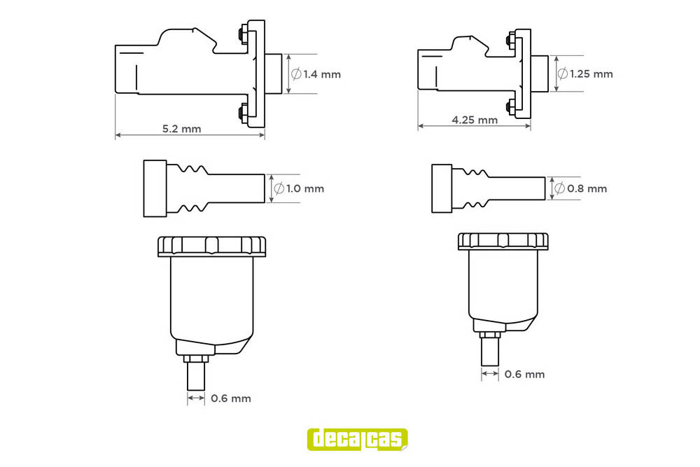 Brake system Master cylinder and reservoir (type 01) 1/24 - 1/20