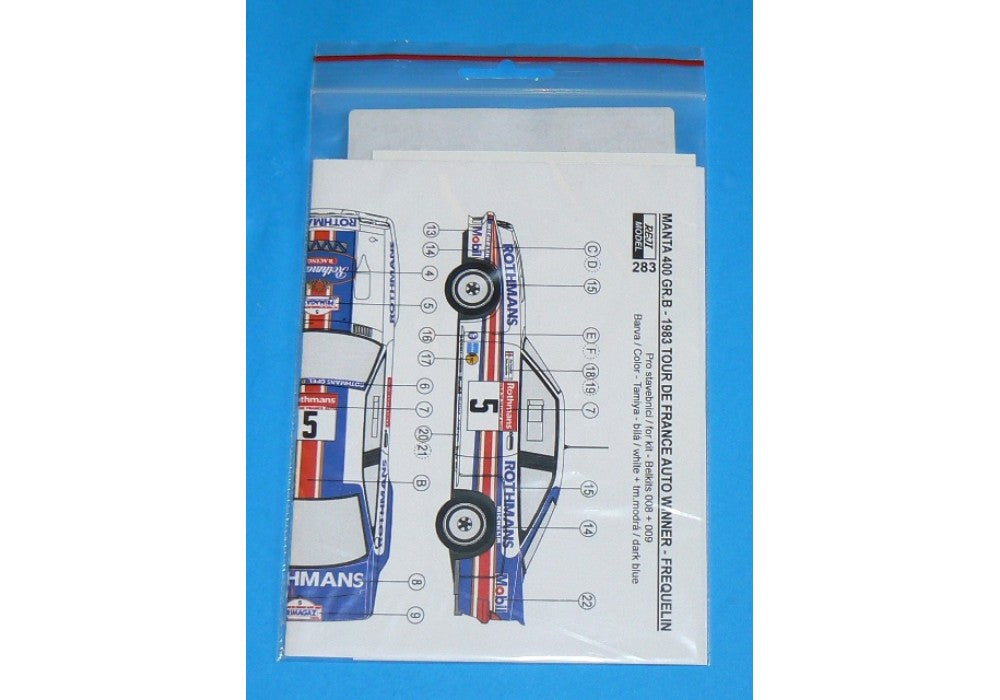 Opel Manta 400 GR.B ´83 Rothmans 1:24
