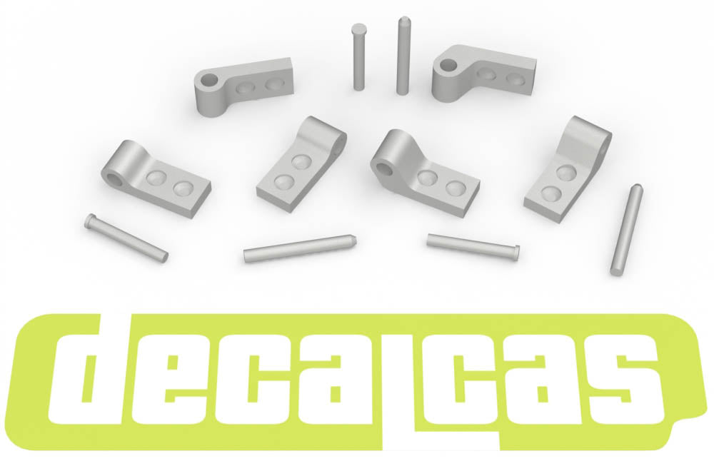 Detail for scale models: Hood door hinges - Type 2