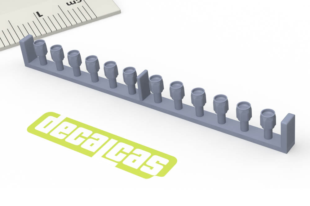 Hose joints for 1/12 scale models: 2.0mm Hose joints - Set 2