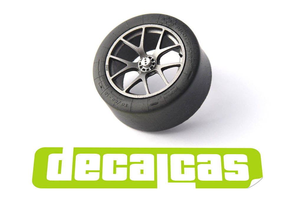 Rims and tyres set for 1/24 scale models: Ford GT - 2017