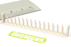 Detail for 1/12 scale models: Flat toggle switches - Type 1