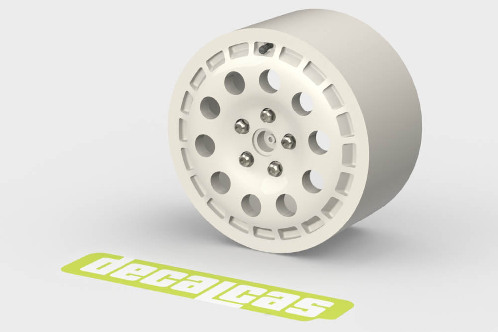 Rims for 1/24 scale models: Speedline for Lancia Delta S4