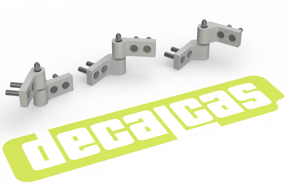 Detail for scale models: Hood door hinges - Type 2