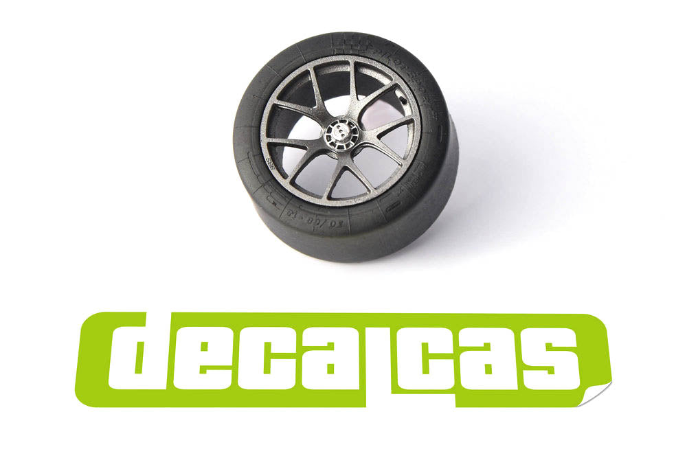 Rims and tyres set for 1/24 scale models: Ford GT - 2017