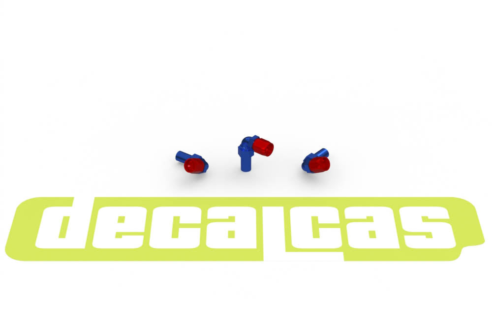 Hose joints for 1/24 scale models: 0.8mm Hose joints set 2