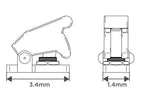 Toggle Switch with Guard 1/12