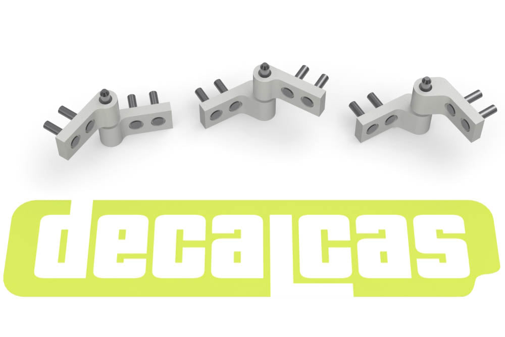 Detail for scale models: Hood door hinges - Type 2