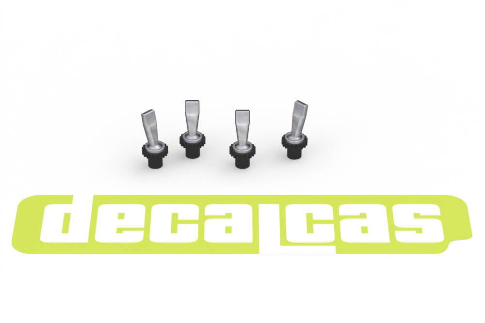 Detail for 1/12 scale models: Flat toggle switches - Type 1