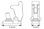 Toggle Switch with Guard 1/12