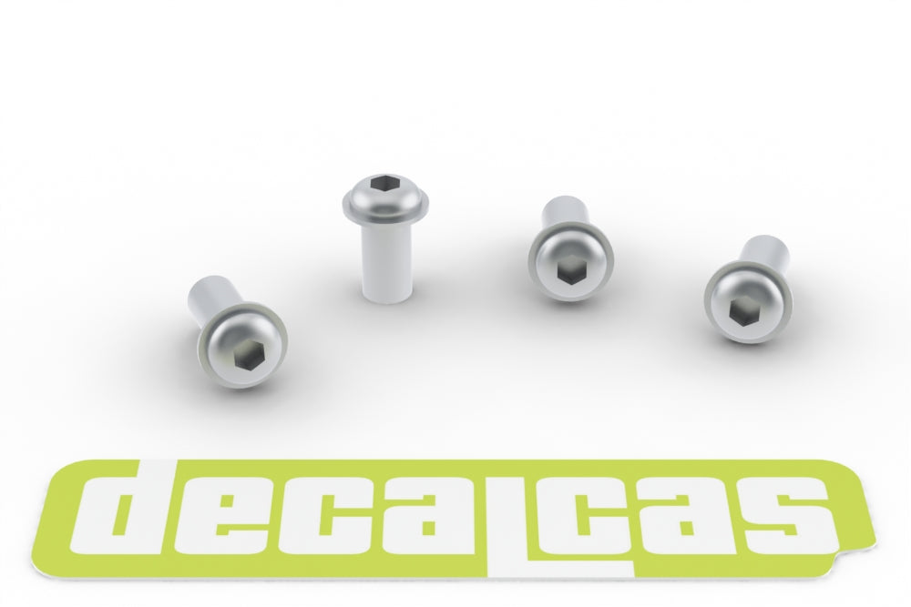 Fasteners for scale models: Button head hex socket screws with washer 1.0mm, 1.1mm, 1.2mm, 1.3mm and 1.4mm