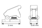Toggle Switch with Guard 1/24 - 1/20