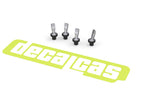 Detail for 1/12 scale models: Flat toggle switches - Type 1