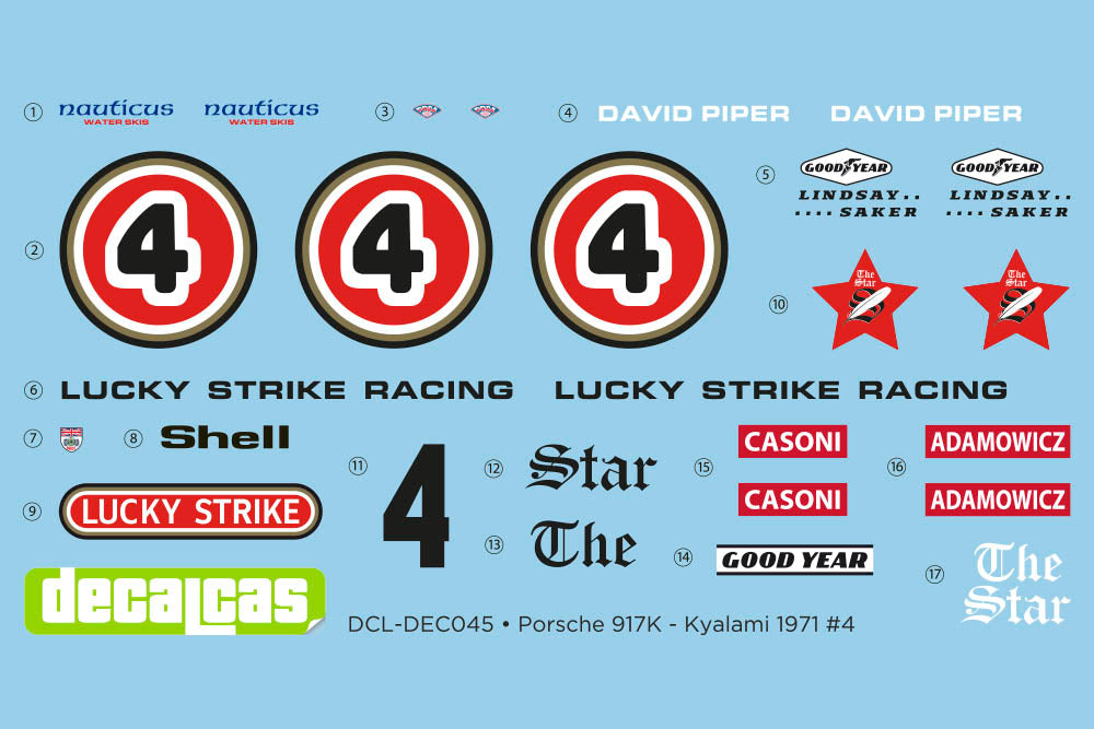Porsche 917K Lucky Strike 1:24