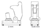 Toggle Switch with Guard 1/24 - 1/20