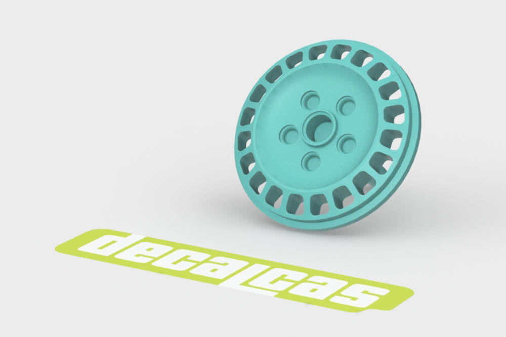 Rims for 1/24 scale models: Speedline for Lancia Delta S4