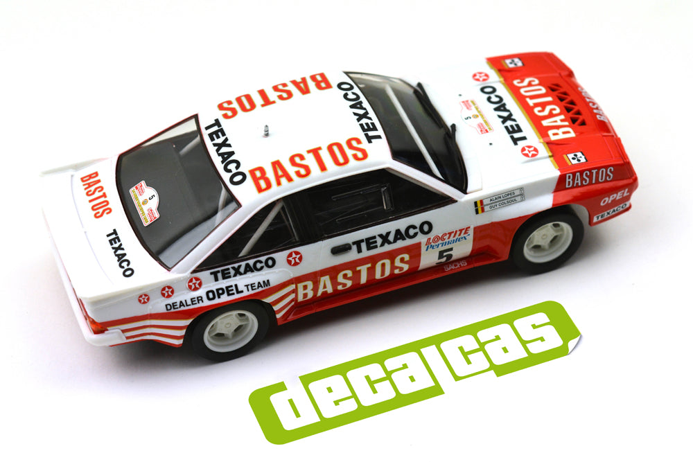 Opel Manta 400 Bastos Texaco Rally Team 85 Decal