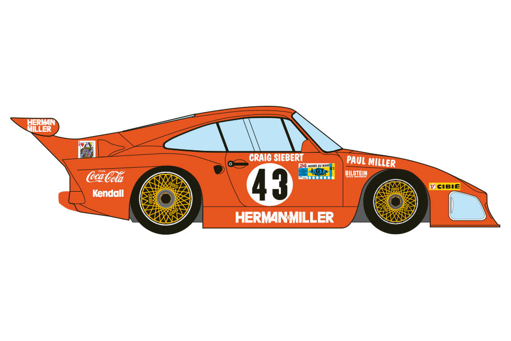 Porsche 935 Kremer K3 Bob Akin Motorsport Decal für NUNU