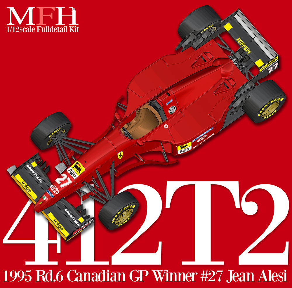 1/12scale Fulldetail Kit : Ferrari 412T2