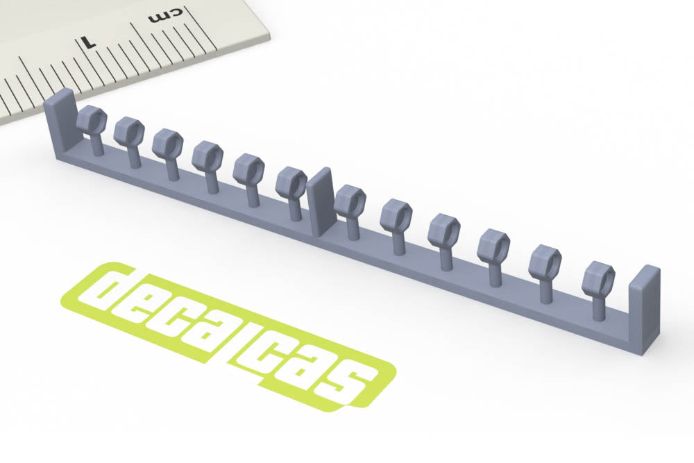 Hose joints for 1/12 scale models: 2.0mm Hose joints - Set 3