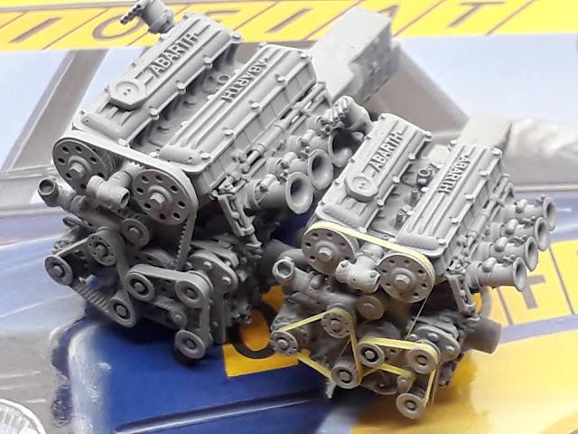 Transkit Motor Fiat 131 1:24 Esci/Revell Italeri