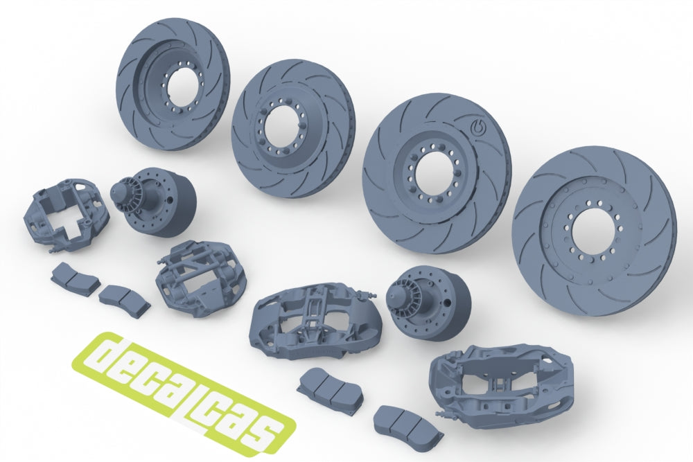 Brakes for 1/24 scale models: Porsche 911 991 GT3 RSR - 2018