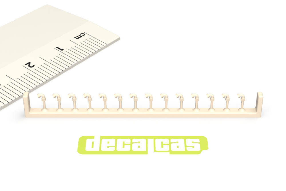 Hose joints for 1/24 scale models: 0.8mm Hose joints set 2