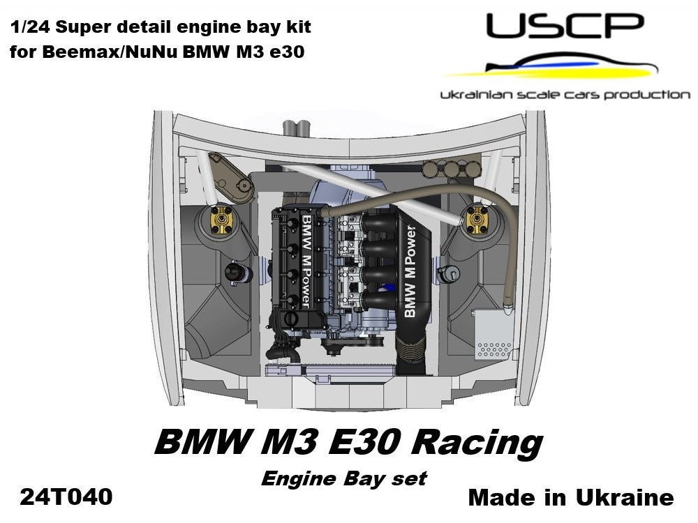 BMW M3 E30 Racing Engine Bay Super Detail set für Beemax/NUNU