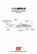 1/12 McLaren MP4/6 Super Detail-Up Set