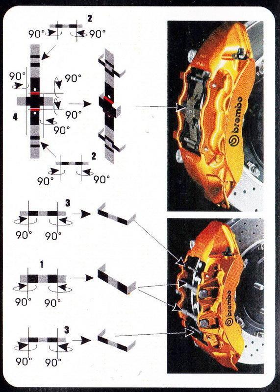 Racing car Brake Caliper Set 1/24