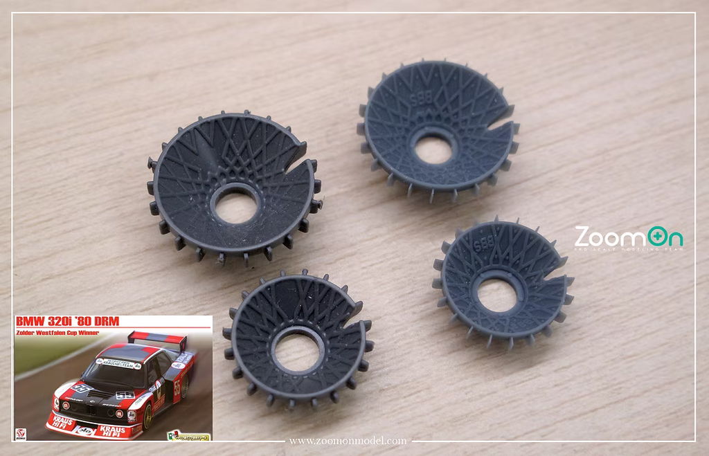 BMW 320 E21 Turbo BBS Rim Cover 1:24 Beemax