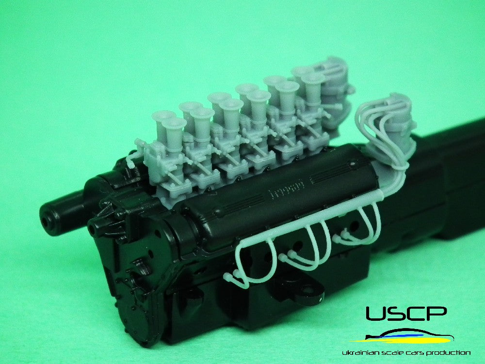 Ferrari 250-series engine detail-up 1:24