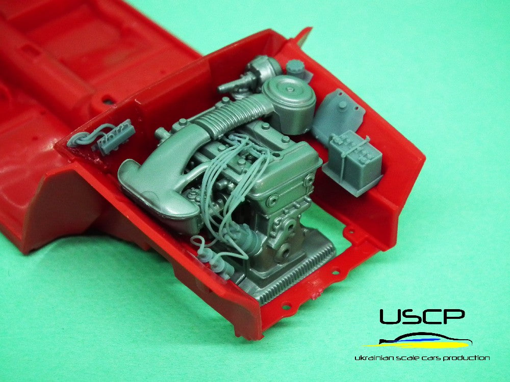 Alfa Romeo Giulia Sprint GTA Engine bay detail-up set für Tamiya