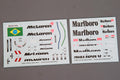 McLaren MP4/6 Full Sponsor Logo für Fujimi 1/20