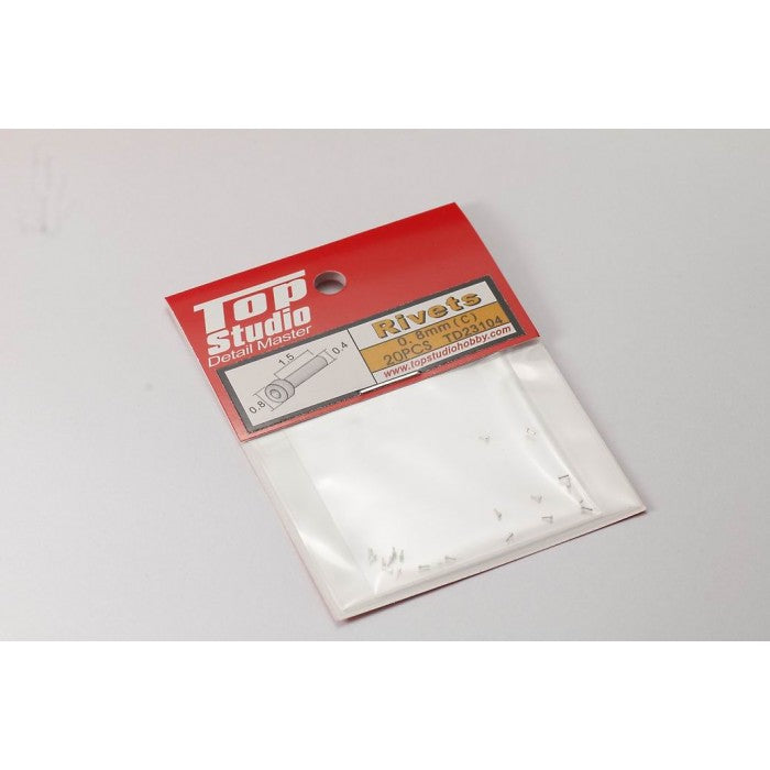 0.8mm Rivets (c) 20pcs