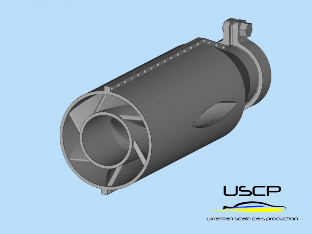 Ferrari 250 GTO Exhaust Pipes Set 1:24