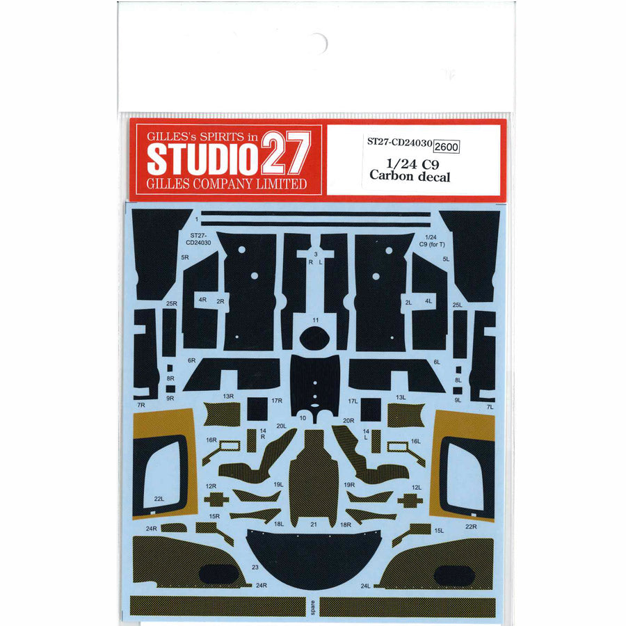 Sauber C9 Carbon Decal 1:24