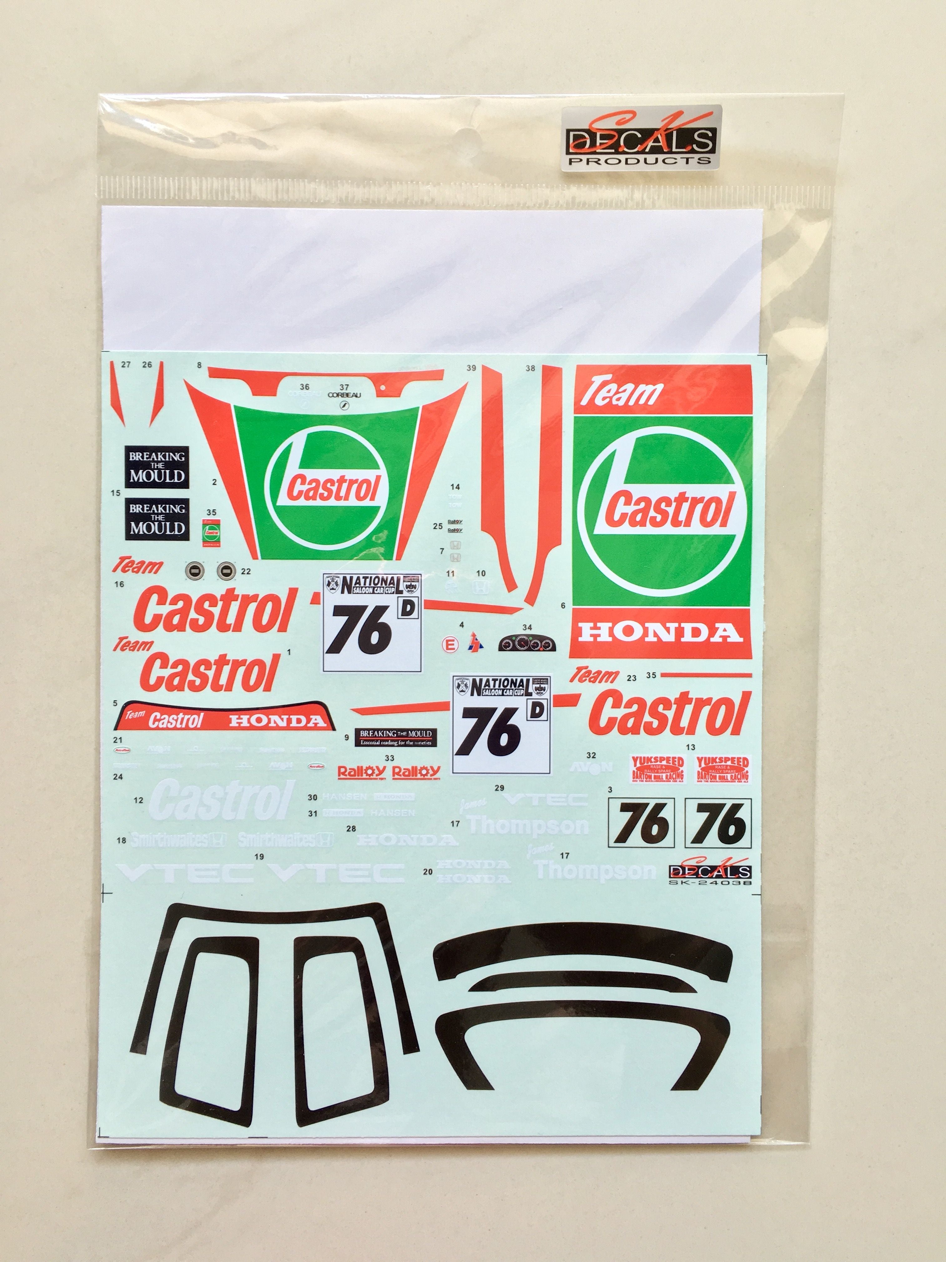 Honda Civic EG 6 Castrol