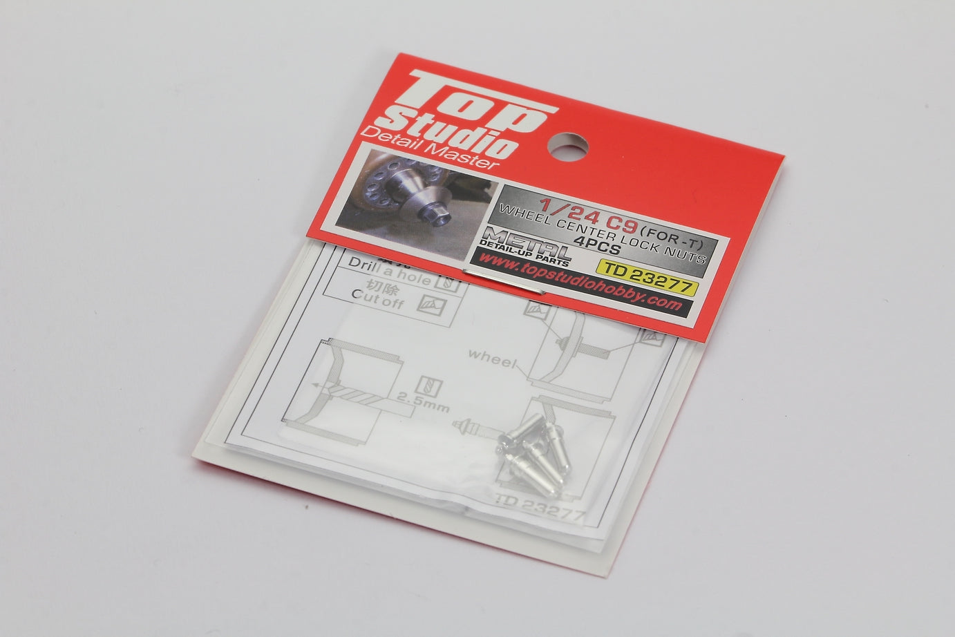 1/24 Sauber C9 (For T) Wheel Center Lock Nuts