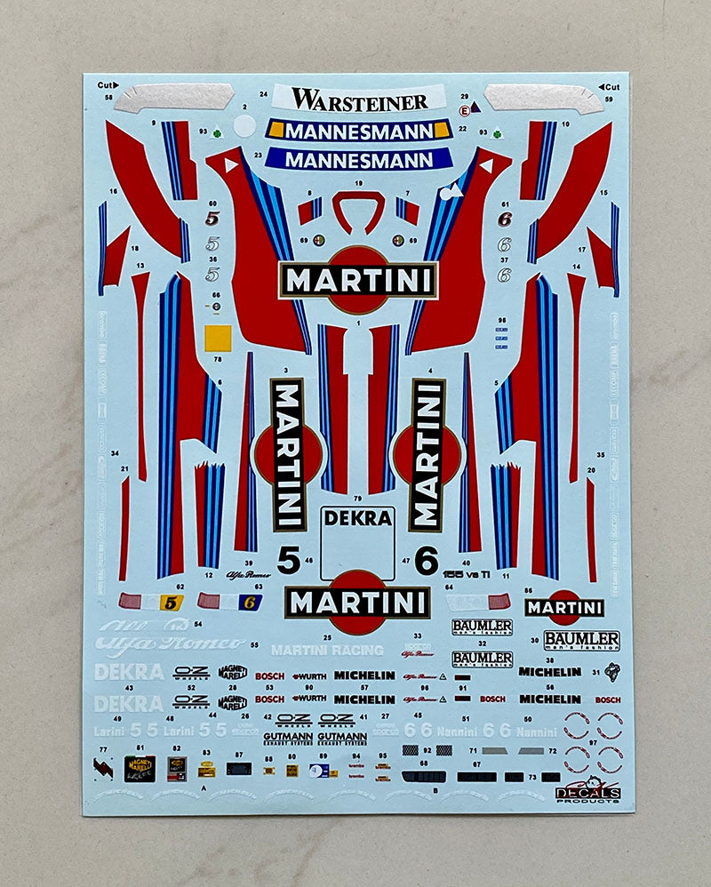 Alfa Romeo 155 V6 TI Martini für Tamiya 1:24