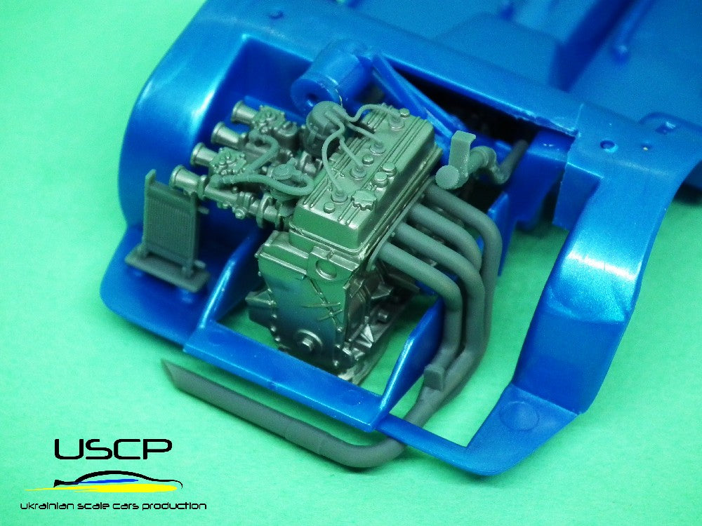 Alpine A110 1600SC Engine bay detail-up set für Tamiya