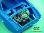 Alpine A110 1600SC Engine bay detail-up set für Tamiya