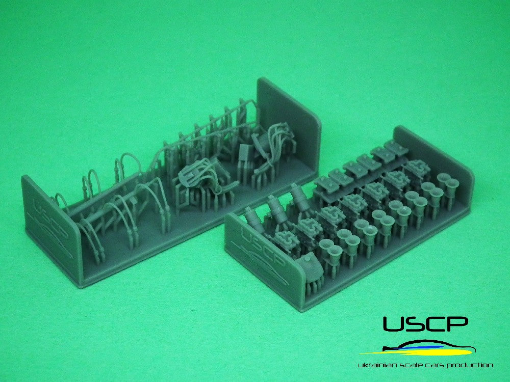Ferrari 250-series engine detail-up 1:24