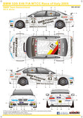 BMW 320i E46 FIA WTCC Race of Deutschland #43 #16 2in1 Decal