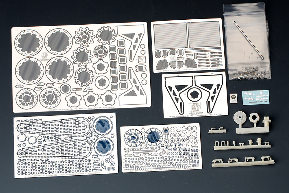 1/12 Kawasaki Ninja H2R Detail-UP Set für Tamiya 14131